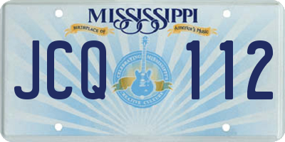 MS license plate JCQ112