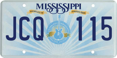 MS license plate JCQ115