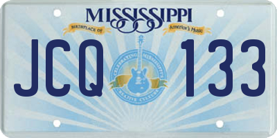 MS license plate JCQ133