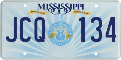 MS license plate JCQ134