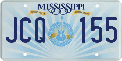 MS license plate JCQ155