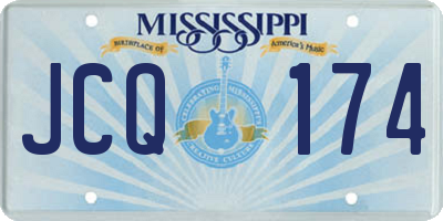 MS license plate JCQ174