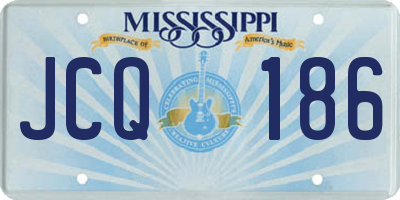 MS license plate JCQ186