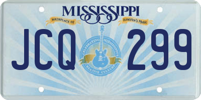 MS license plate JCQ299