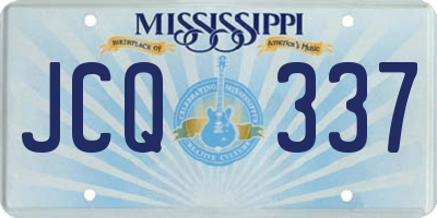 MS license plate JCQ337