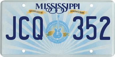 MS license plate JCQ352