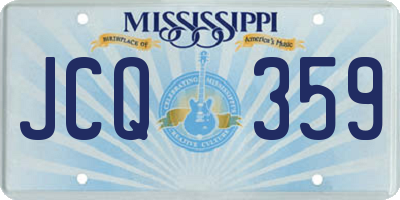 MS license plate JCQ359