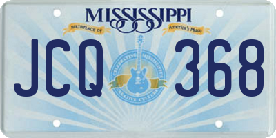 MS license plate JCQ368
