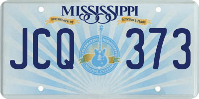 MS license plate JCQ373