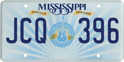 MS license plate JCQ396