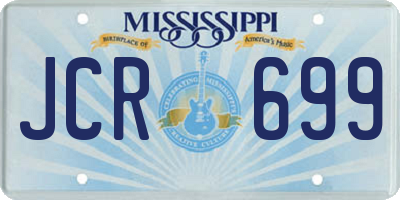 MS license plate JCR699
