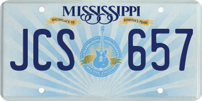 MS license plate JCS657
