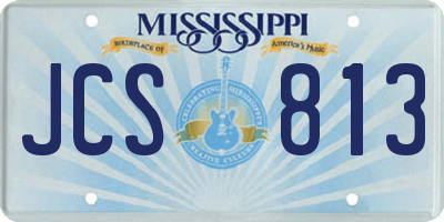 MS license plate JCS813