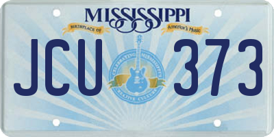 MS license plate JCU373