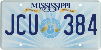MS license plate JCU384