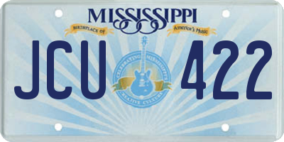 MS license plate JCU422