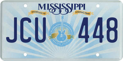 MS license plate JCU448