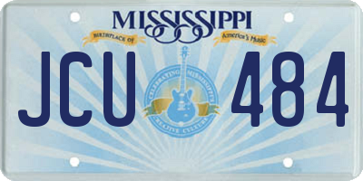 MS license plate JCU484
