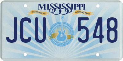 MS license plate JCU548