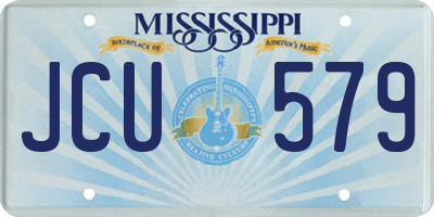 MS license plate JCU579