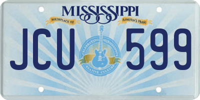 MS license plate JCU599