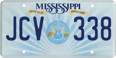 MS license plate JCV338