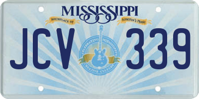 MS license plate JCV339