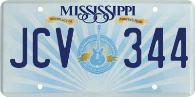MS license plate JCV344