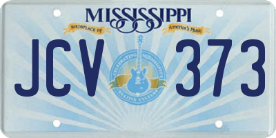 MS license plate JCV373