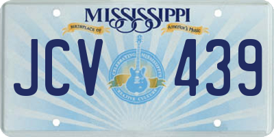 MS license plate JCV439