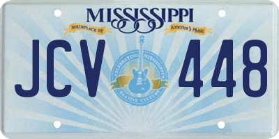 MS license plate JCV448