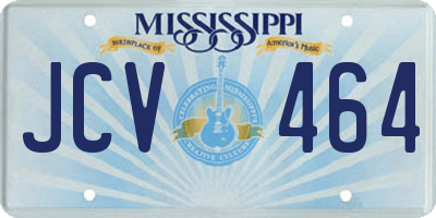 MS license plate JCV464