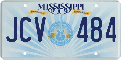 MS license plate JCV484