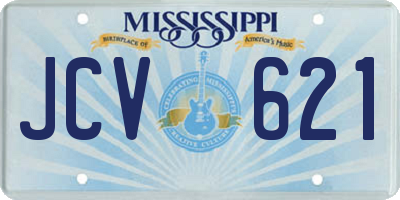 MS license plate JCV621