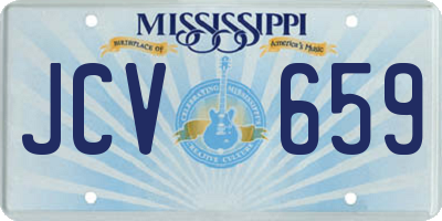 MS license plate JCV659