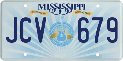 MS license plate JCV679