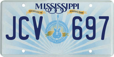 MS license plate JCV697