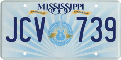 MS license plate JCV739