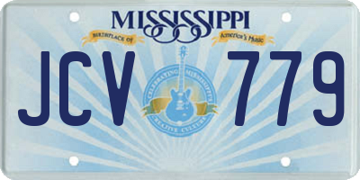 MS license plate JCV779
