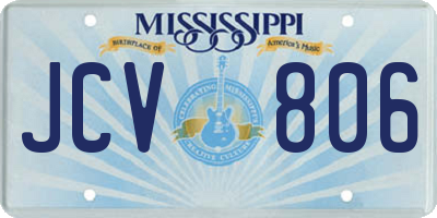 MS license plate JCV806