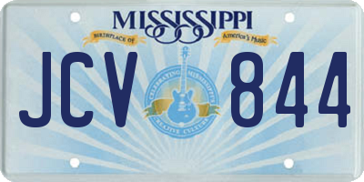 MS license plate JCV844