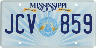 MS license plate JCV859