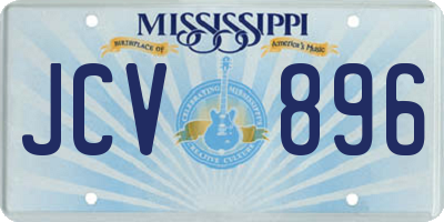 MS license plate JCV896