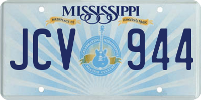 MS license plate JCV944