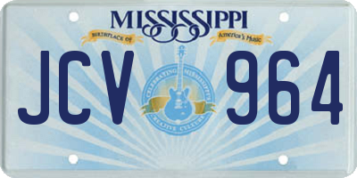 MS license plate JCV964