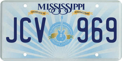 MS license plate JCV969