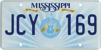 MS license plate JCY169