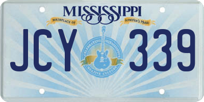 MS license plate JCY339