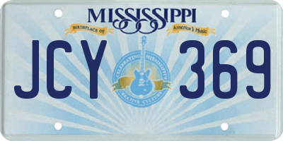 MS license plate JCY369