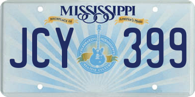 MS license plate JCY399